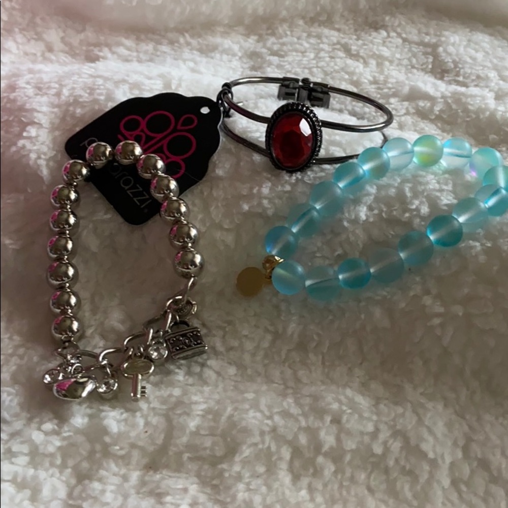 Lot of three paparazzi bracelets